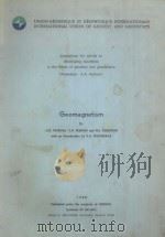 GEOMAGNETISM   1980  PDF电子版封面     