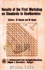 RESULTS OF THE FIRST WORKSHOP ON STANDARDS IN GEOTHERMICS   1983  PDF电子版封面     