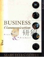 BUSINESS COMMUNICATION PROCESS AND PRODUCT THIRD EDITION     PDF电子版封面  0324007663  MARY ELLEN GUFFEY 