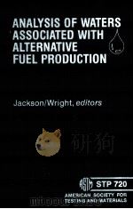 ANALYSIS OF WATERS ASSOCIATED WITH ALTERNATIVE FUEL PRODUCTION   1980  PDF电子版封面     