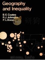 GEOGRAPHY AND INEQUALITY（1977 PDF版）