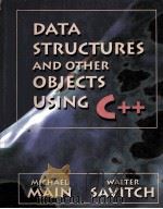 DATA STRUCTURES & OTHER OBJECS USING C++   1997  PDF电子版封面  0805374701   