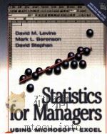 STATISTICS FOR MANAGERS USING MICROSOFT EXCEL   1997  PDF电子版封面  0134629124   