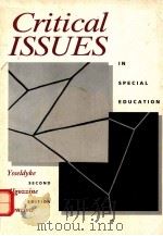 CRITICAL ISSUES IN SPECIAL EDUCATION SECOND EDITION（1992 PDF版）