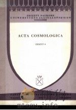 ACTA COSMOLOGICA ZESZYT 6   1977  PDF电子版封面     