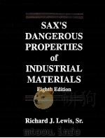 SAX'S DANGEROUS PROPERTIES OF INDUSTRIAL MATERIALS EIGHTH EDITION（1992 PDF版）