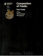 COMPOSITION OF FOODS:FAST FOODS（1988 PDF版）