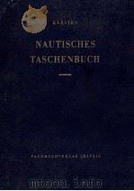 NAUTISCHES TASCHENBUCH   1955  PDF电子版封面     