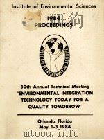 30TH ANNUAL TECHNICAL MEETING（1984 PDF版）