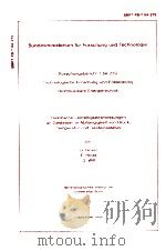 BUNDESMINISTERIUM FUR FORSCHUNG UND TECHNOLOGIE FORSCHUNGSBERICHT T 84-279   1984  PDF电子版封面     