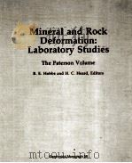 MINERAL AND ROCK DEFORMATION:LABORATORY STUDIES THE PATERSON VOLUME（1986 PDF版）