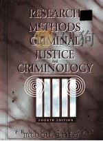 RESEARCH METHODS IN CRIMINAL JUSTICE AND CRIMINOLOGY FOURTH EDITION   1997  PDF电子版封面  0205193516  FRANK E.HAGAN 