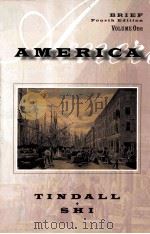 AMERICA:A NARRATIVE HISTORY BRIEF FOURTH EDITION VOLUME I（1997 PDF版）