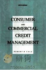 CONSUMER AND COMMERCIAL CREDIT MANAGEMENT NINTH EDITION（1992 PDF版）
