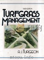 TURFGRASS MANAGEMENT THIRD EDITION     PDF电子版封面  0139334254  A.J.TURGEON 