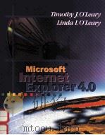 MICROSOFT INTERNET EXPLORER 4.0   1999  PDF电子版封面  0072285346   