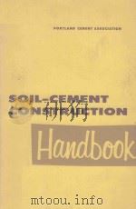 SOIL-CEMENT CONSTRUCTION HANDBOOK     PDF电子版封面     
