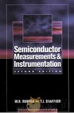 SEMICONDUCTOR MEASUREMENTS AND INSTRUMENTATION SECOND EDITION   1998  PDF电子版封面  0070576971   
