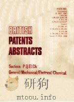 BRITISH PATENTS ABSTRACTS SECTION CH:CHEMICAL（1988 PDF版）