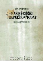 MARINE DIESEL PROPULSION TODAY 15TH-16TH   1976  PDF电子版封面    F.P.STEVENS 