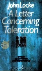 JOHN LOCKE:A LETTER CONCERNING TOLERATION IN FOCUS（1991 PDF版）