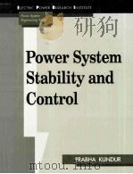 POWER SYSTEM STABILITY AND CONTROL（1994 PDF版）