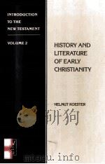 HISTORY AND LITERATURE OF EARLY CHRISTIANITY VOLUME 2（1980 PDF版）