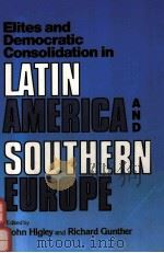 ELITES AND DEMOCRATIC CONSOLIDATION IN LATIN AMERICA AND SOUTHERN EUROPE   1992  PDF电子版封面  0521424224  JOHN HIGLEY RICHARD GUNTHER 