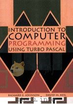 INTRODUCTION TO COMPUTER PROGRAMMING USING TURBO PASCAL   1995  PDF电子版封面  0314042067  RICHARD E.JOHNSON DAVID M.KEIL 