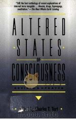 ALTERED STATES OF CONSCIOUSNESS THIRD EDITION   1990  PDF电子版封面  0062508571   
