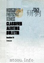 CLASSIFIED ALERTING BULLETIN SECTION H:PETROLEUM   1988  PDF电子版封面     
