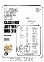 CLASSIFIED ALERTING BULLETIN SECTION K:PETROLEUM   1988  PDF电子版封面     