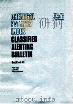 CLASSIFIED ALERTING BULLETIN SECTION G:PETROLEUM   1988  PDF电子版封面     