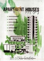 APARTMENT HOUSES   1968  PDF电子版封面     
