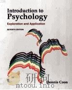 INTRODUCTION TO PSYCHOLOGY EXPLORATION AND APPLICATION SEVENTH EDITION（1995 PDF版）