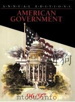 AMERICAN GOVERNMENT 96/97 TWENTY-SIXTH EDITION（1996 PDF版）