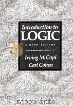 INTRODUCTION TO LOGIC EIGHTH EDITION（1990 PDF版）