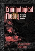 CRIMINOLOGICAL THEORY:AN ANALYSIS OF ITS UNDERLYING ASSUMPTIONS   1995  PDF电子版封面  0155003291  WERNER EINSTADTER STUART HENRY 