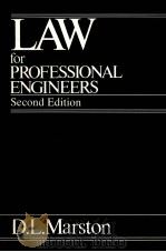 LAW FOR PROFESSIONAL ENGINEERS SECOND EDITION（1985 PDF版）