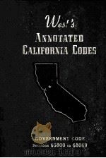 WEST'S ANNOTATED CALIFORNIA CODES:GOVERNMENT CODE SECTIONS 65800 TO 68069（1983 PDF版）