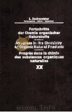 FORTSCHRITTE DER CHEMIE ORGANISCHER NATURSTOFFE PROGRESS IN THE CHEMISTRY OF ORGANIC NATURAL PRODUCT（1962 PDF版）