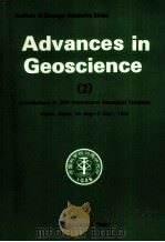 ADVANCES IN GEOSCIENCE 2   1992  PDF电子版封面  7502725784   