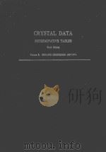 CRYSTAL DATA DETERMINATIVE TABLES THIRD EDITION VOLUME 3:ORGANIC COMPOUNDS 1967-1974（1978 PDF版）