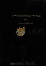 POWDER DIFFRACTION FILE SET 37 INORGANIC AND ORGANIC   1987  PDF电子版封面     