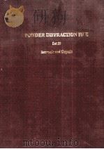 POWDER DIFFRACTION FILE SET 39 INORGANIC AND ORGANIC（1989 PDF版）