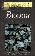 A SHORT GUIDE TO WRITING ABOUT BIOLOGY THIRD EDITION（1997 PDF版）