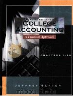 COLLEGE ACCOUNTING SIXTH EDITION CHAPTERS 1-26（1996 PDF版）
