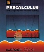 PRECALCULUS WITH GRAPHING AND PROBLEM SOLVING 5TH EDITION（1993 PDF版）