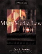 MASS MEDIA LAW 1998 EDITION   1998  PDF电子版封面  0697327167  DON R.PEMBER 