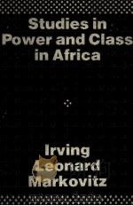 STUDIES IN POWER AND CLASS IN AFRICA   1987  PDF电子版封面  0195041305   